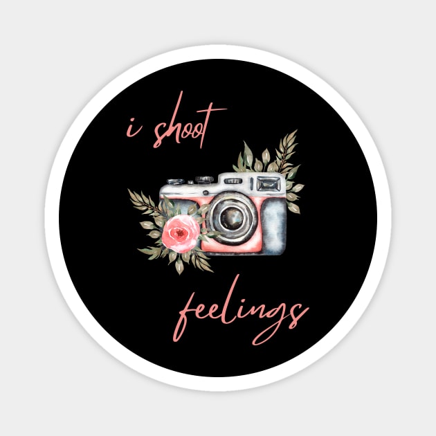 I Shoot Feelings Magnet by KreativPix